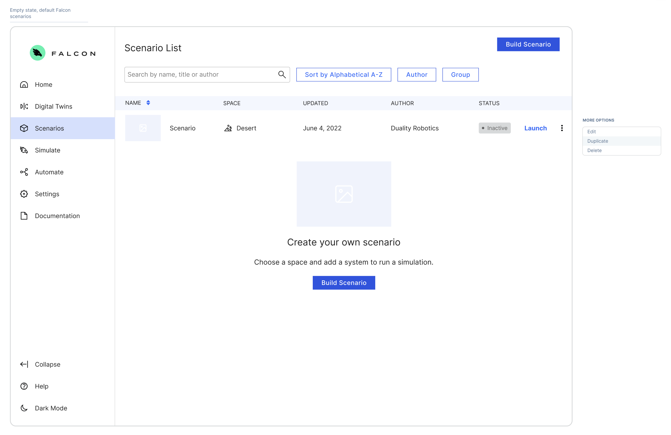 Mockup of web platform attempt