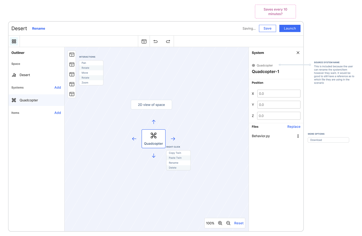 Mockup of web platform attempt