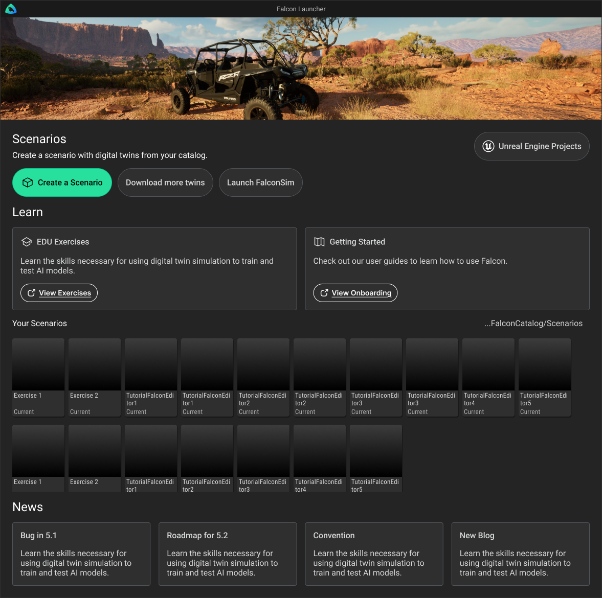 Recreated Unreal Engine UI in Figma