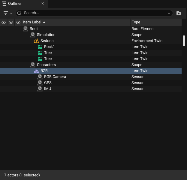 Scenario Builder simplified structure